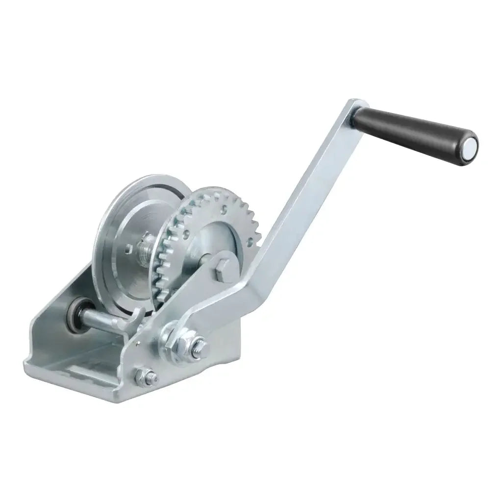 CURT 29423 Hand Crank Winch (900 lbs, 6-1/2" Handle) - View 1