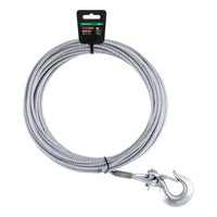 CURT 29461 50' Winch Cable with Snap Hook (5,600 lbs.) - View 1