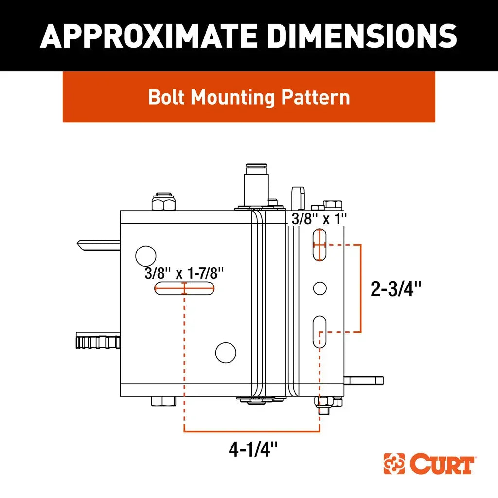 CURT 29520 Hand-Crank 2-Speed Winch, 2,000 lbs, 10.25:1 Low Gear Ratio, 10.6" Handle - View 4