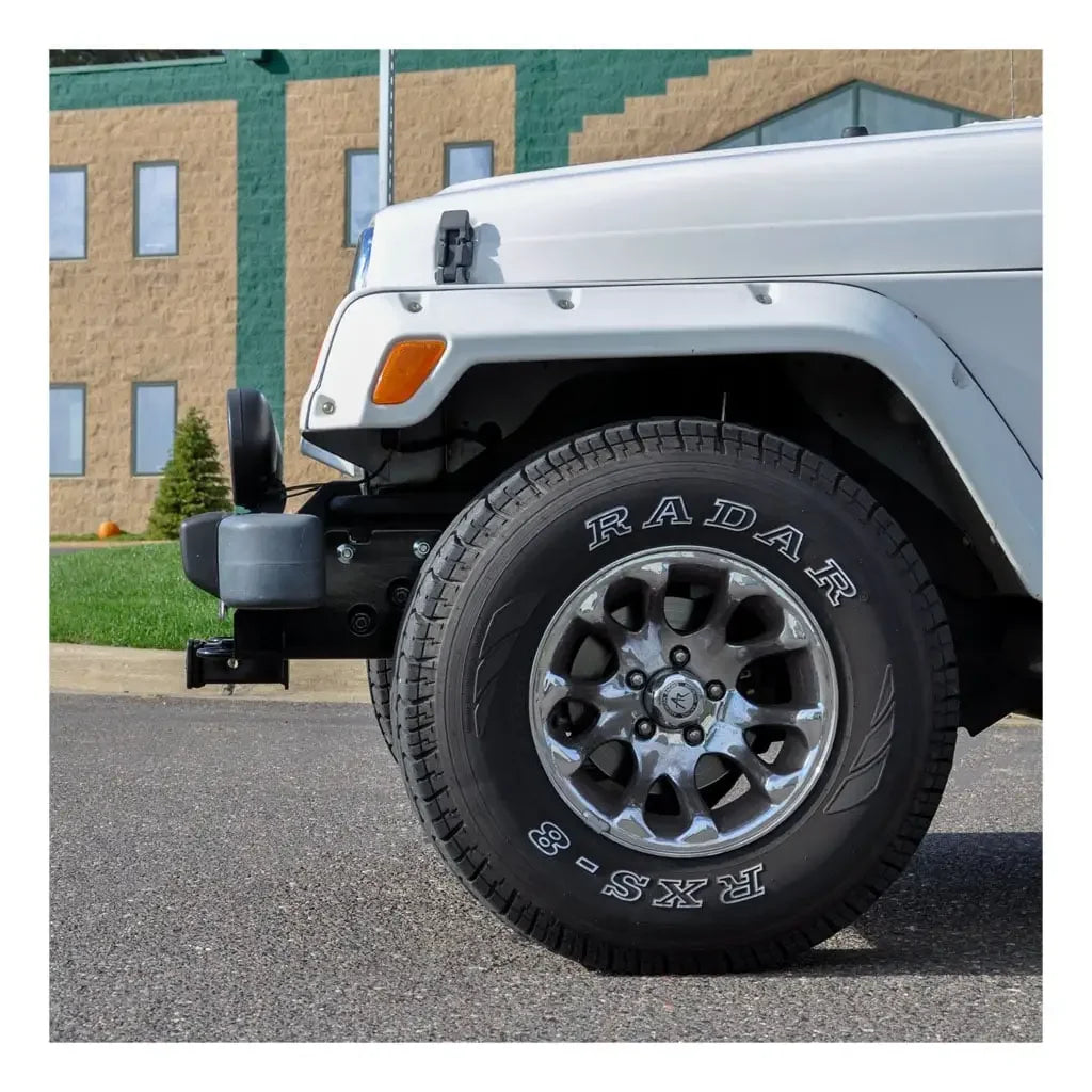 CURT 31028 2" Front Receiver Hitch, Select Jeep Wrangler TJ (Drilling Required) - View 11