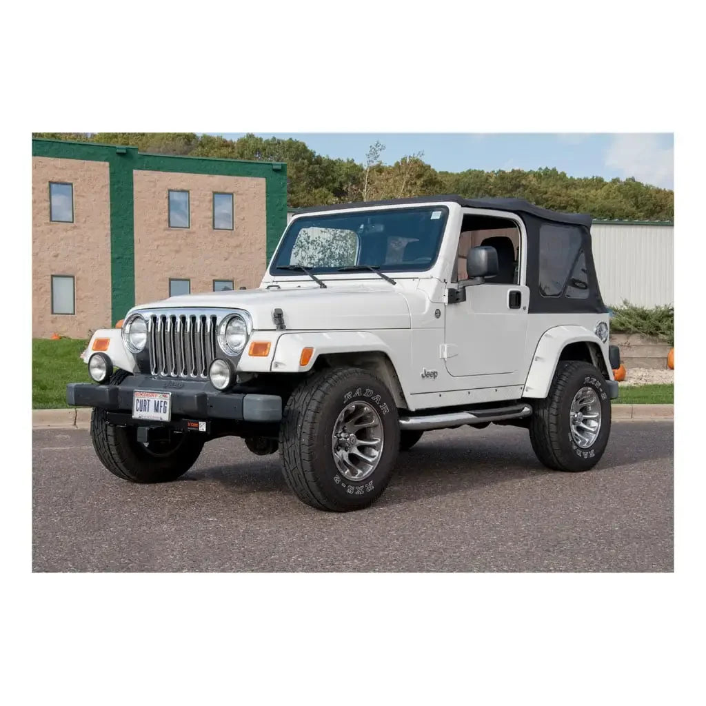 CURT 31028 2" Front Receiver Hitch, Select Jeep Wrangler TJ (Drilling Required) - View 9