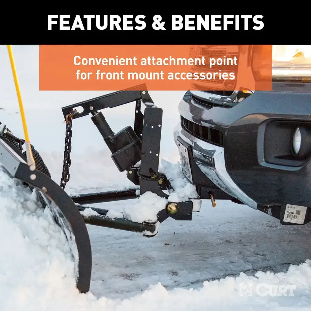 CURT 31302 2" Front Receiver Hitch, Select Cadillac, Chevrolet, GMC Trucks, SUVs - View 8