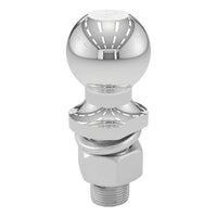 CURT 40004 2" Trailer Ball (1" x 2-1/8" Shank, 6,000 lbs., Chrome) - View 1