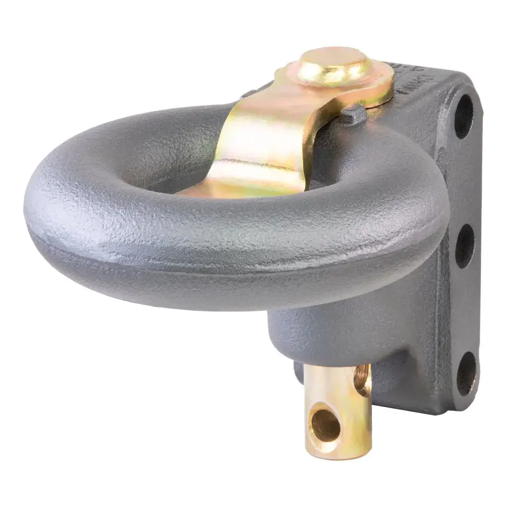 CURT 48626 SecureLatch Channel-Style Lunette Ring (40,000 lbs., 3" ID) - View 1