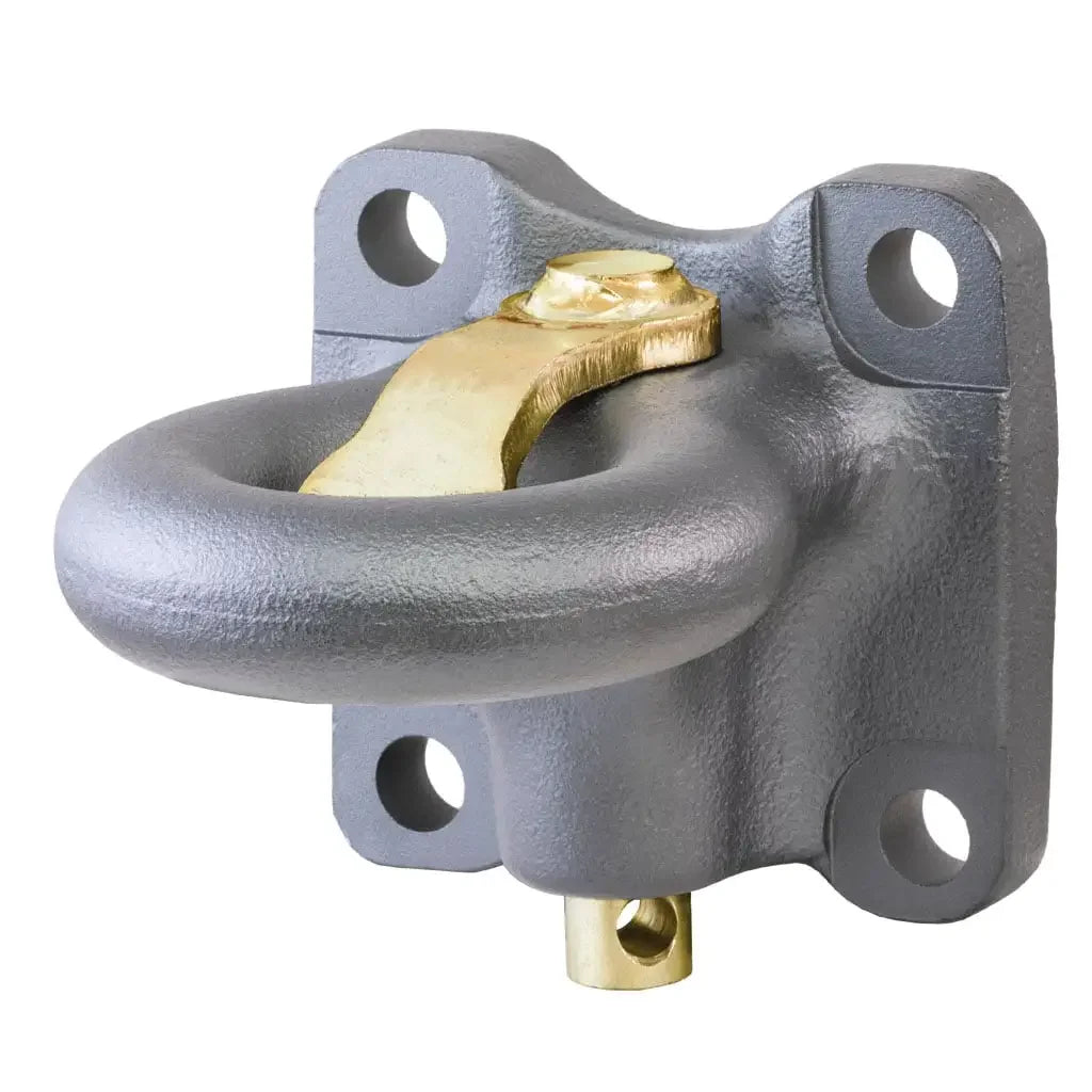 CURT 48661 SecureLatch Flush-Mount Lunette Ring (60,000 lbs, 2-1/2" ID) - View 1