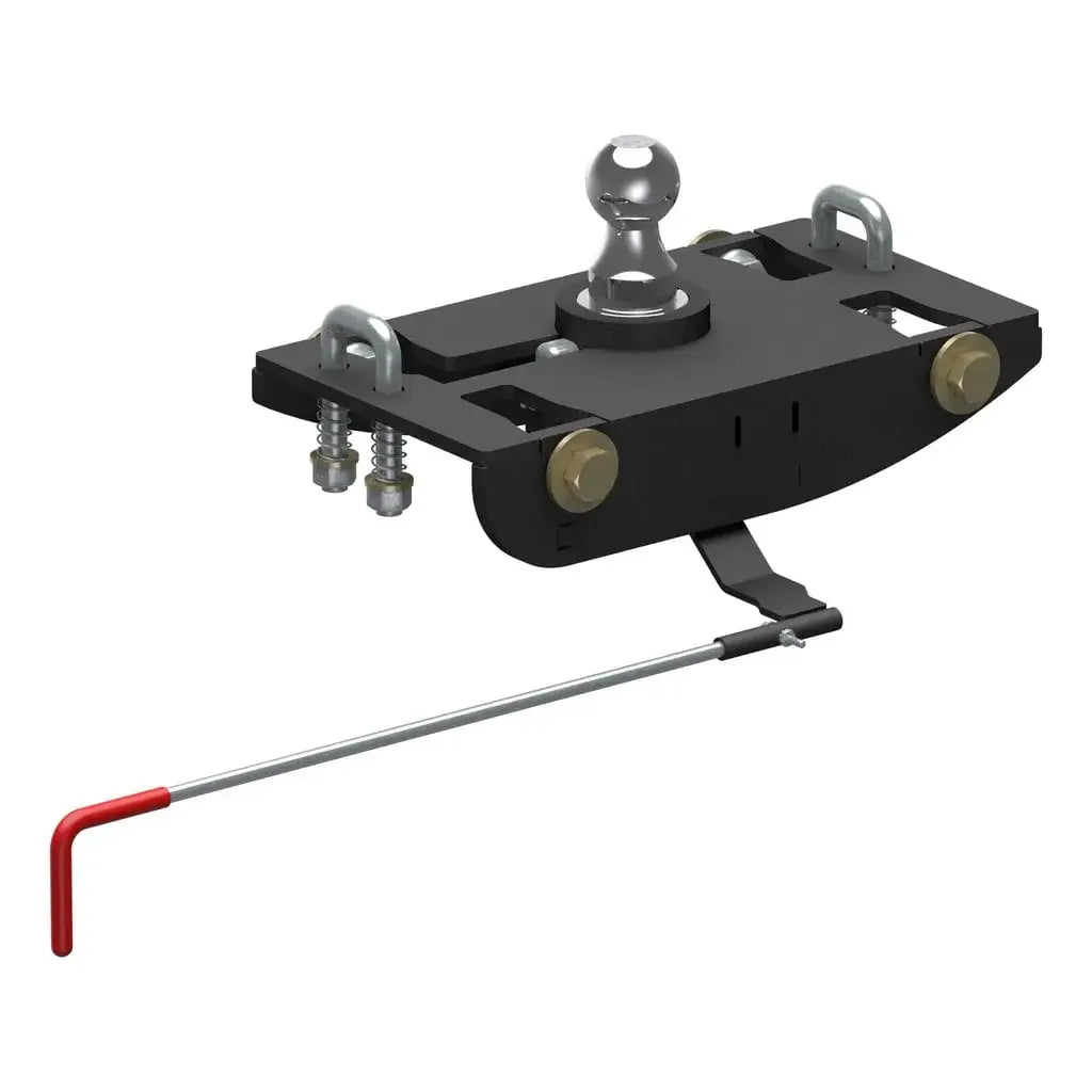 CURT 60705 PowerHaul Double Lock Gooseneck Hitch, Fits Sect Ram 2500, 3500 - View 1