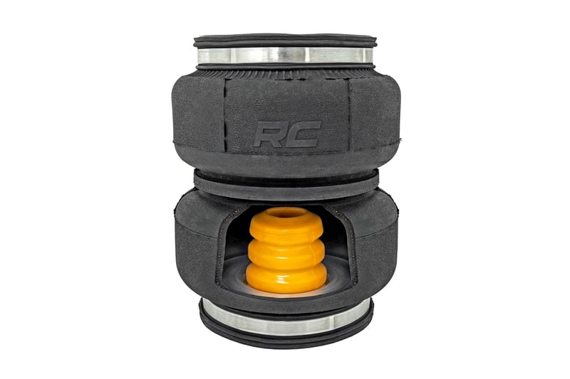RC Air Spring Kit w/compressor | Wireless Controller | Chevy/GMC 2500HD/3500HD (20-26) (manufacturer page)