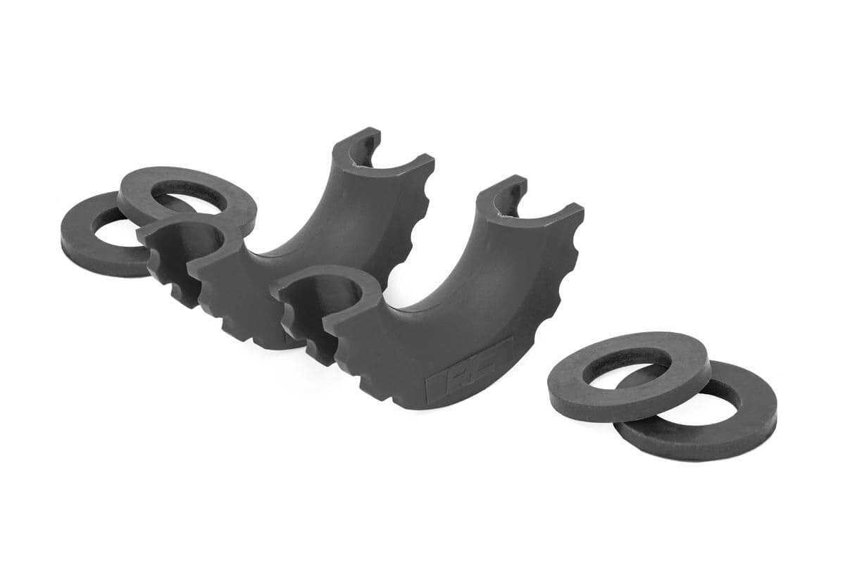 D-Ring Isolator Kit | Pair | Black - Winches & Acc (Image 1 of 2)