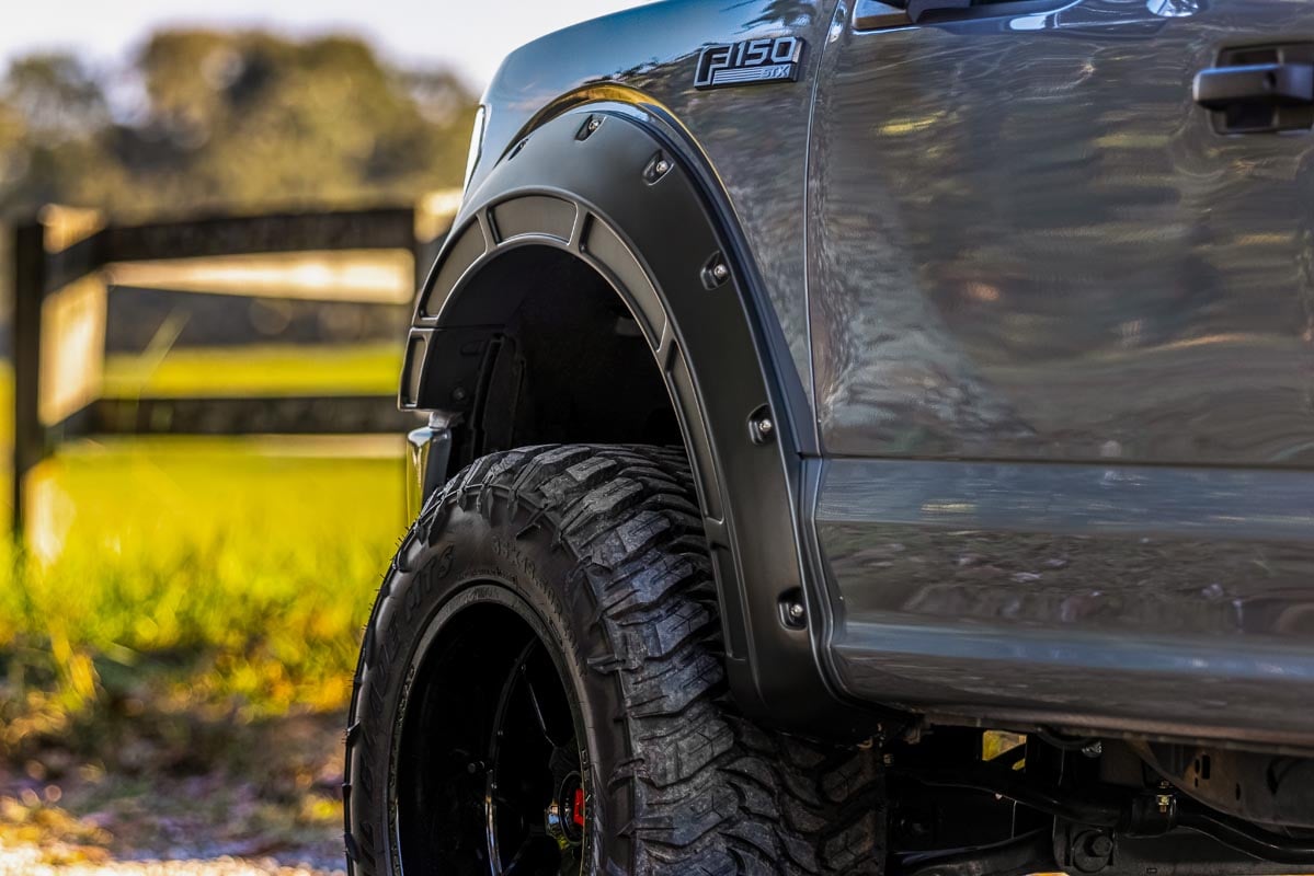 Defender Fender Flares | G1 Absolute Black | Ford F-150 2WD/4WD (2015-2020) - Fender Flares (Image 4 of 6)