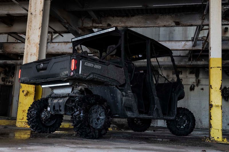 RC LED Light | Under Bed | 30" Black Dual Row | Can-Am Defender HD 5/HD 8/HD 9/HD 10 (manufacturer page)
