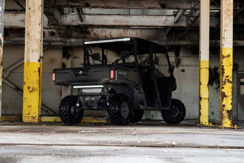 RC LED Light | Under Bed | 30" Black Dual Row | Can-Am Defender HD 5/HD 8/HD 9/HD 10 (manufacturer page)