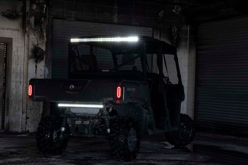 RC LED Light | Under Bed | 30" Black Dual Row | Can-Am Defender HD 5/HD 8/HD 9/HD 10 (manufacturer page)