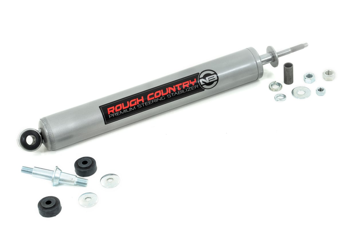 Rough Country 8732230 N3 Steering Stabilizer | Ford F-250/F-350 Super Duty 4WD (2005-2007) - Image 1