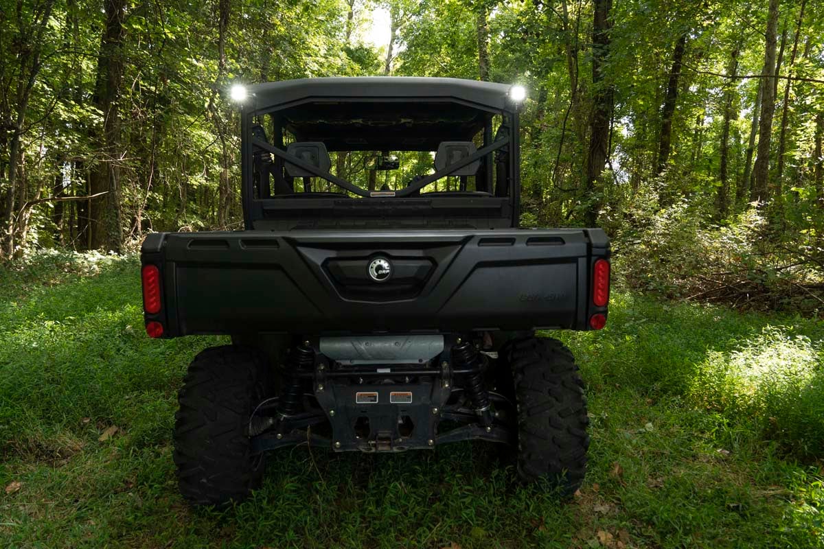 LED Light | Cab Mount | 2" Black Pair | Flood | Can-Am Defender HD 5/HD 8/HD 9/HD 10 - Lighting & Acc (Image 3 of 6)
