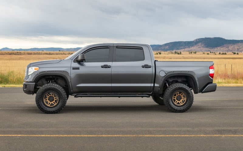 RC Pocket Fender Flares | 6 & 8' Bed | Gloss Black | Toyota Tundra (14-21) (manufacturer page)