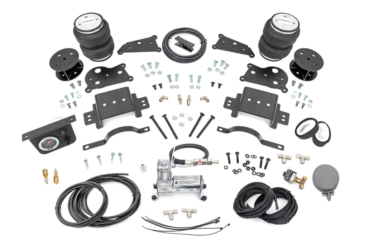Rough Country 10033AC Air Spring Spacer Kit w/ Compressor | 5" Lift | Ram 2500 4WD (2014-2026) - Image 1