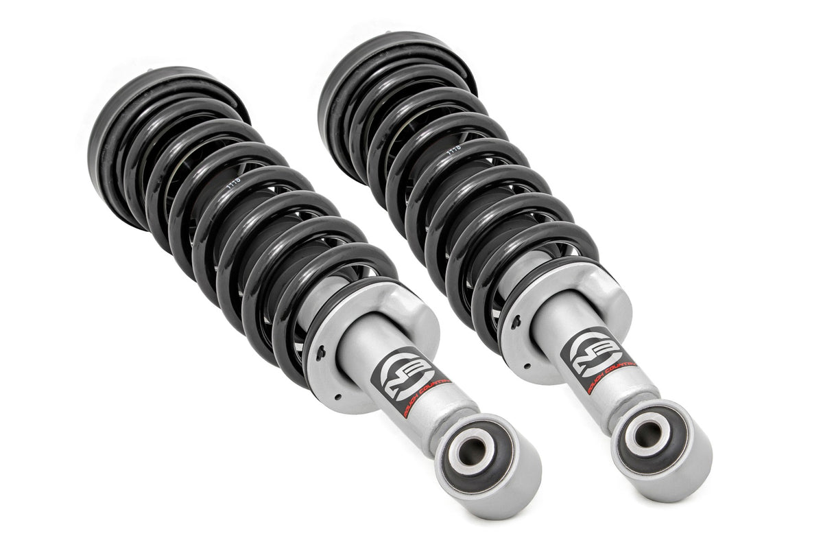 Rough Country 501098 Loaded Strut Pair | 2.5 Inch | Nissan Frontier 4WD (2005-2026) - Image 1