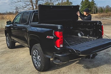 RC Soft Tri-Fold Bed Cover | 6'10" Bed | Ford F-250/F-350 Super Duty (17-26) (manufacturer page)
