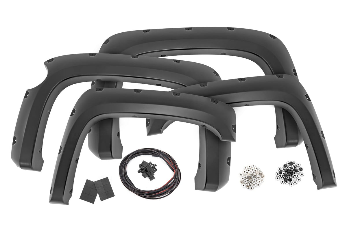 RC Pocket Fender Flares | 5'9" Bed | 46 Stealth Gray | Chevy Silverado 1500 (07-13) (manufacturer page)