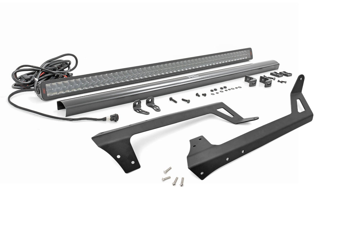 LED Light Kit | Windshield | 50" Spectrum Dual Row | Jeep Wrangler JK/Wrangler Unlimited (07-18) - Lighting & Acc (Image 1 of 4)