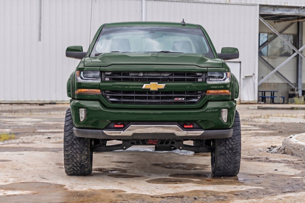 Pocket Fender Flares | 6'7" & 8' Bed | G7J Rainforest Green | Chevy Silverado 1500 (14-18)/2500HD - Fender Flares (Image 6 of 6)