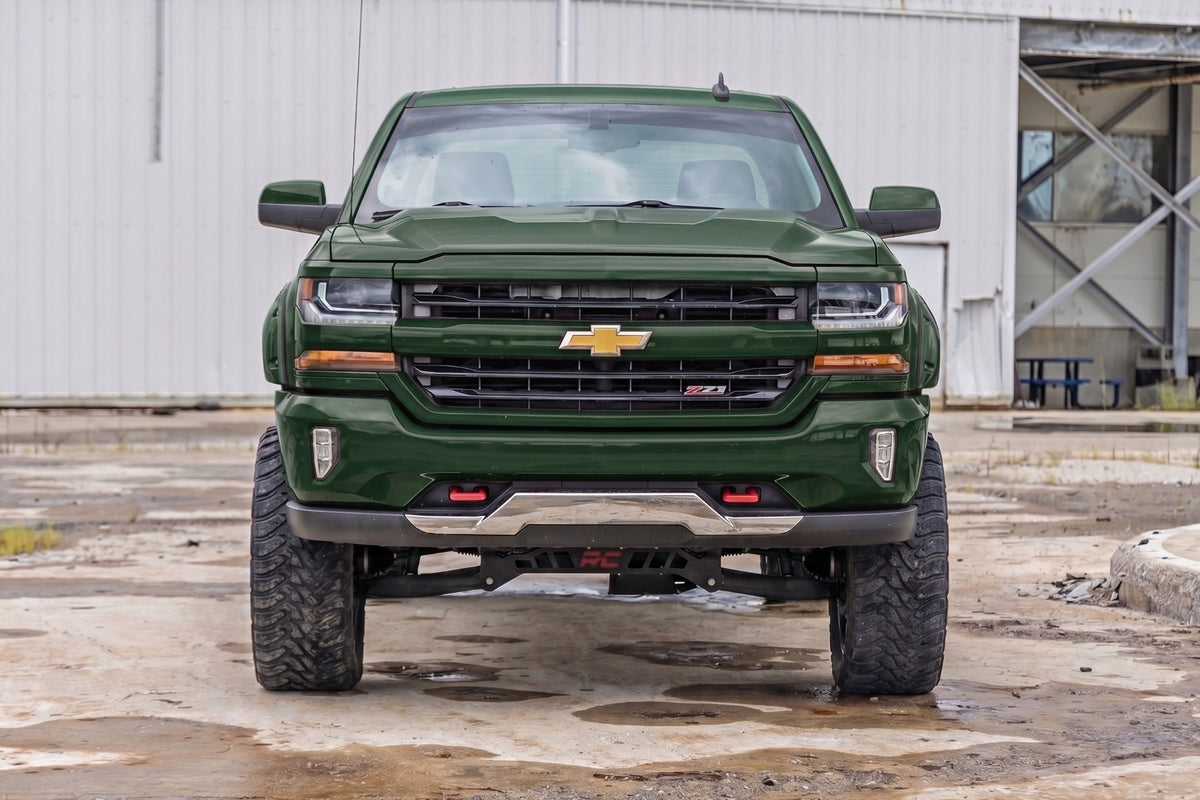 Pocket Fender Flares | 6'7" & 8' Bed | G7J Rainforest Green | Chevy Silverado 1500 (14-18)/2500HD - Fender Flares (Image 6 of 6)