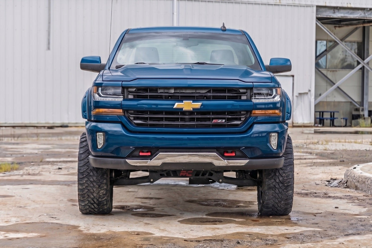Pocket Fender Flares | 6'7" & 8' Bed | G1K Deep Ocean Blue | Chevy Silverado 1500 (14-18)/2500HD - Fender Flares (Image 3 of 4)