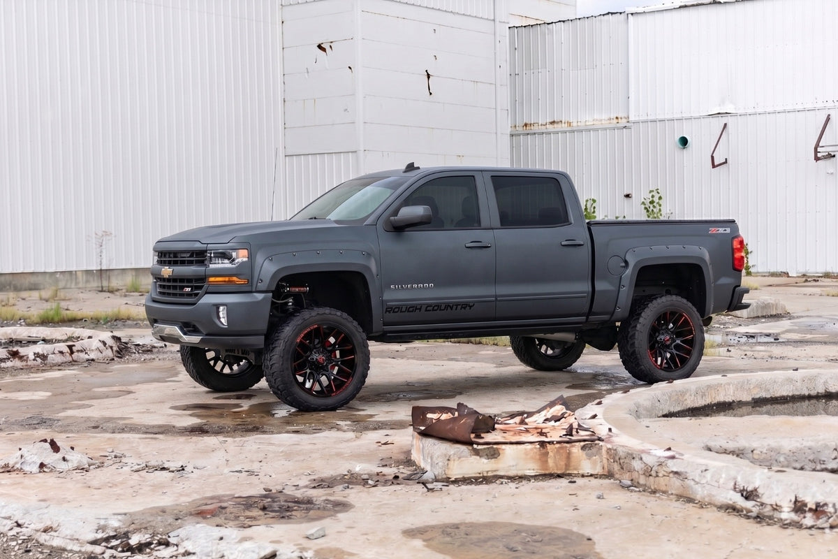 Pocket Fender Flares | 5'9" Bed | GPA Graphite | Chevy Silverado 1500 (14-18 & Classic) - Fender Flares (Image 5 of 6)