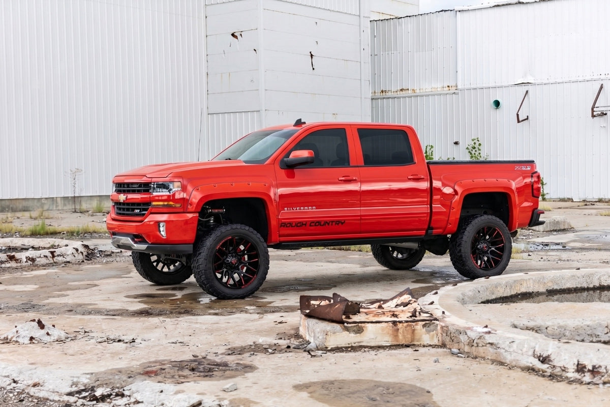 Pocket Fender Flares | 5'9" Bed | G7C Red Hot | Chevy Silverado 1500 (14-18 & Classic) - Fender Flares (Image 5 of 6)