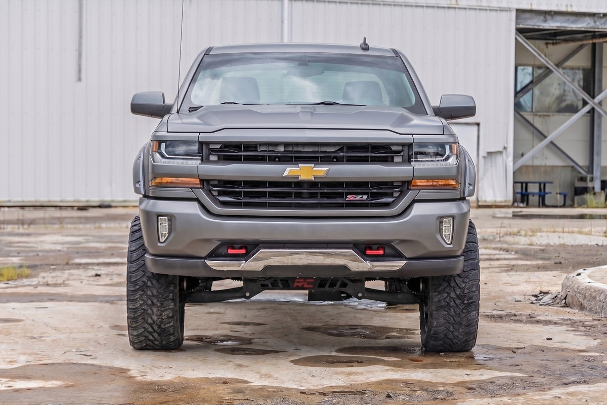 Pocket Fender Flares | 6'7" & 8' Bed | G9K Satin Steel | Chevy Silverado 1500 (14-18)/2500HD - Fender Flares (Image 6 of 6)