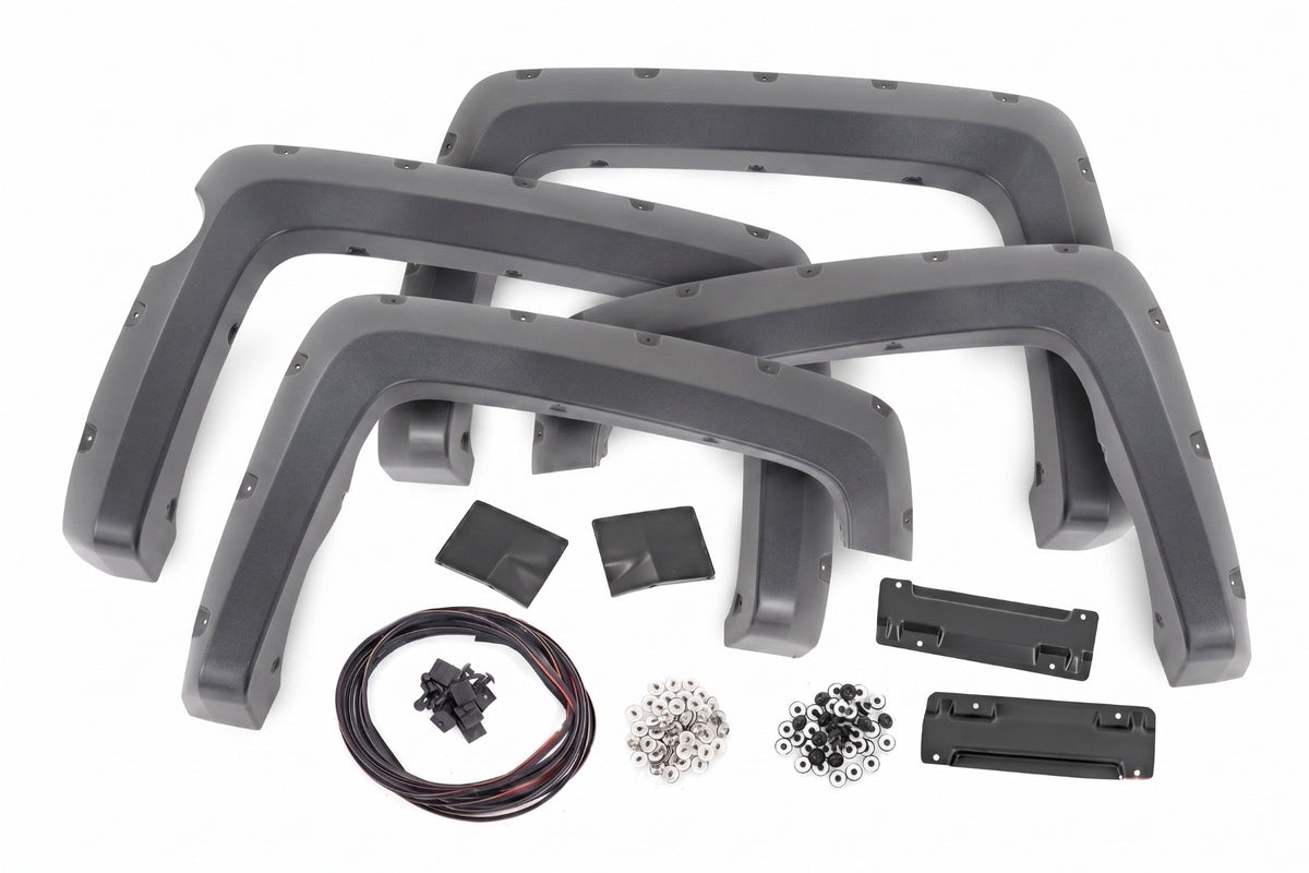 Pocket Fender Flares | 5'9" Bed | GJI Shadow Gray | Chevy Silverado 1500 (14-18 & Classic) - Fender Flares (Image 3 of 6)