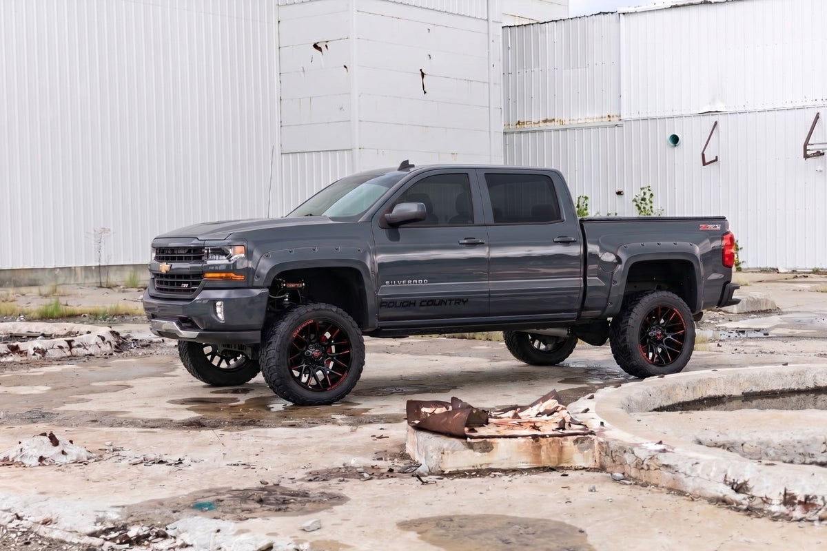 Pocket Fender Flares | 5'9" Bed | GJI Shadow Gray | Chevy Silverado 1500 (14-18 & Classic) - Fender Flares (Image 5 of 6)