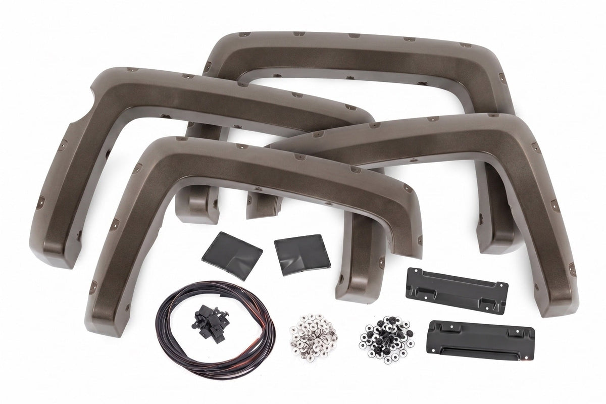 Pocket Fender Flares | 5'9" Bed | GXG Tungsten | Chevy Silverado 1500 (14-18 & Classic) - Fender Flares (Image 3 of 6)