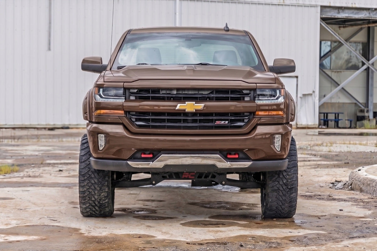 Pocket Fender Flares | 6'7" & 8' Bed | GXG Tungsten | Chevy Silverado 1500 (14-18)/2500HD - Fender Flares (Image 6 of 6)