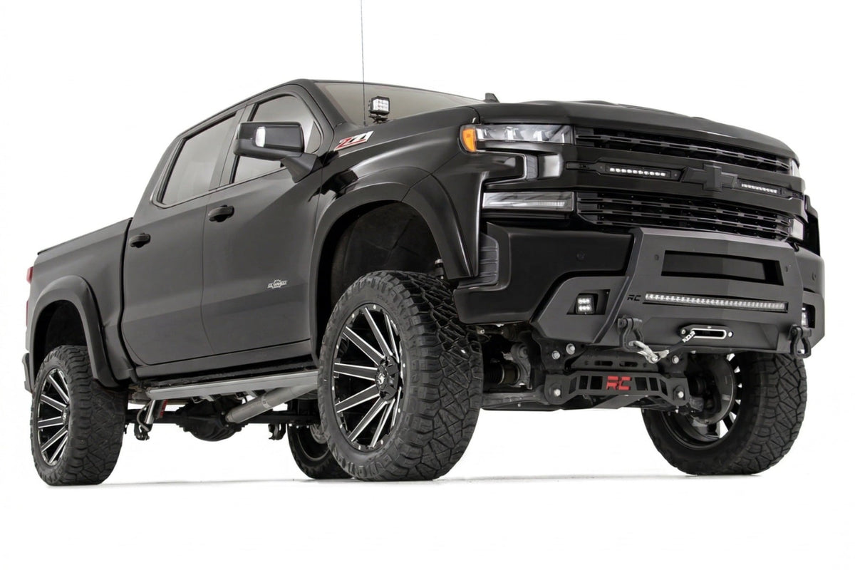 SF1 Fender Flares | GB8 Mosaic Black | Chevy Silverado 1500 2WD/4WD (19-26) - Fender Flares (Image 2 of 6)