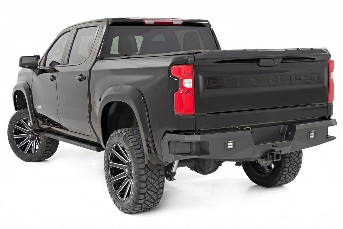 SF1 Fender Flares | GB8 Mosaic Black | Chevy Silverado 1500 2WD/4WD (19-26) - Fender Flares (Image 3 of 6)