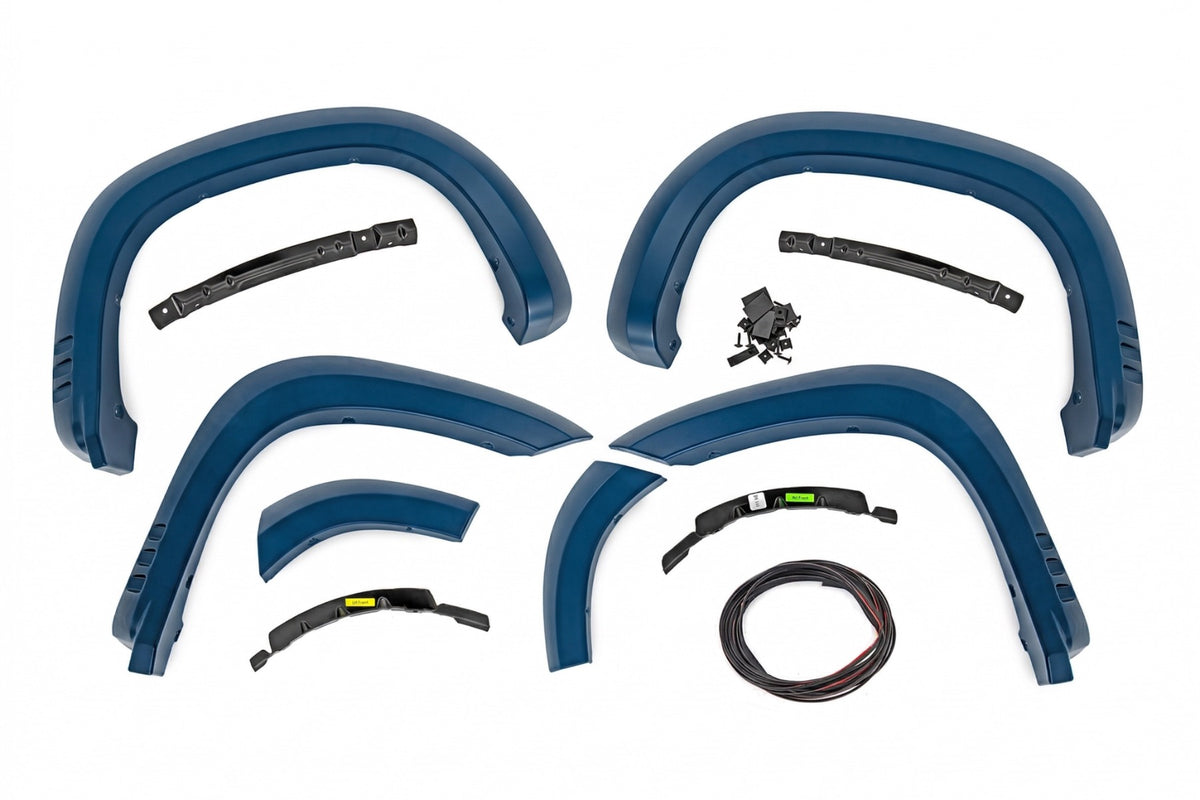 SF1 Fender Flares | G1K Deep Ocean Blue | Chevy Silverado 1500 2WD/4WD (19-26) - Fender Flares (Image 4 of 6)
