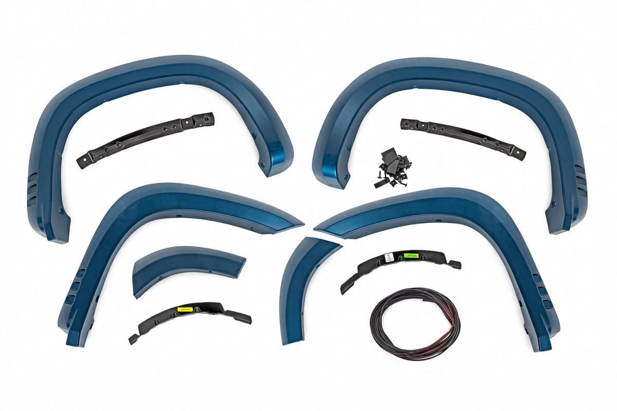 SF1 Fender Flares | GXP Lakeshore Blue | Chevy Silverado 1500 2WD/4WD (19-26) - Fender Flares (Image 4 of 6)
