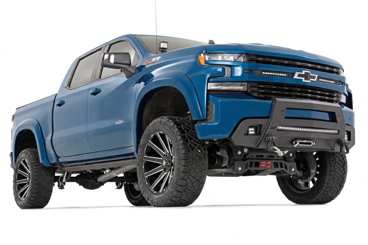 SF1 Fender Flares | GXP Lakeshore Blue | Chevy Silverado 1500 2WD/4WD (19-26) - Fender Flares (Image 2 of 6)