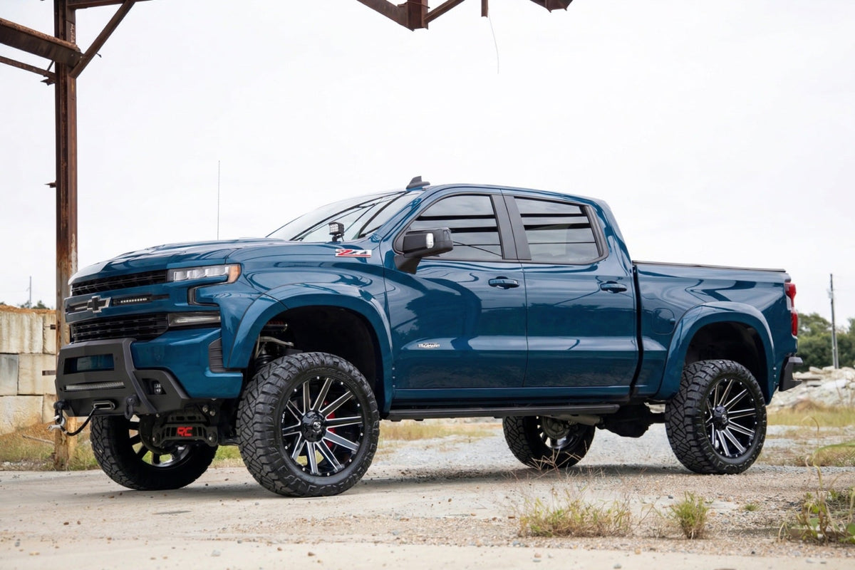 SF1 Fender Flares | GXP Lakeshore Blue | Chevy Silverado 1500 2WD/4WD (19-26) - Fender Flares (Image 5 of 6)