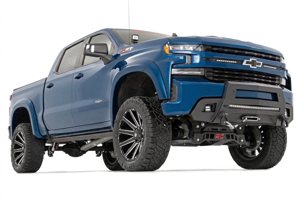 SF1 Fender Flares | GA0 Northsky Blue | Chevy Silverado 1500 2WD/4WD (19-26) - Fender Flares (Image 2 of 6)