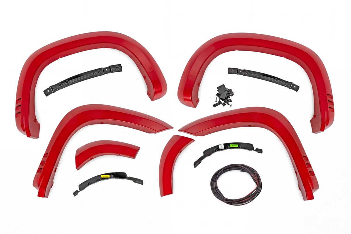 SF1 Fender Flares | G7C Red Hot | Chevy Silverado 1500 2WD/4WD (2019-2026) - Fender Flares (Image 4 of 6)