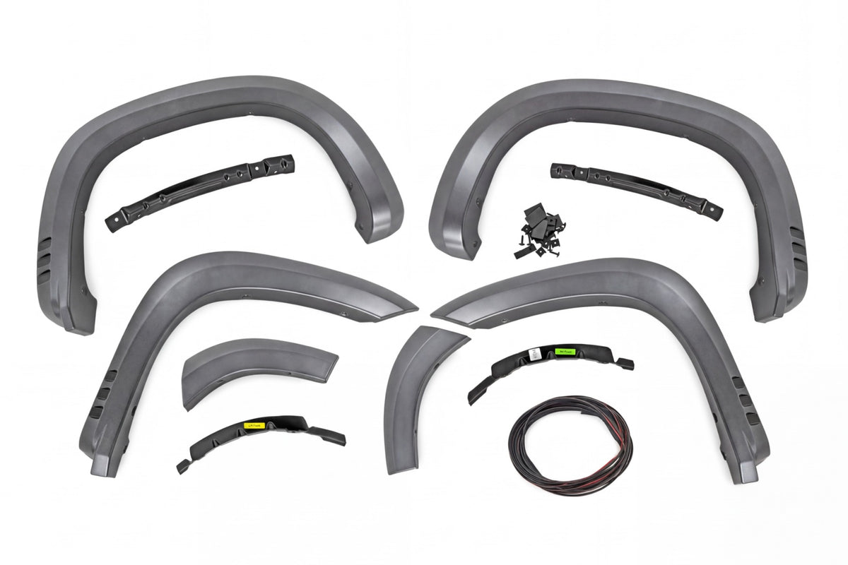 SF1 Fender Flares | G9K Satin Steel | Chevy Silverado 1500 2WD/4WD (19-26) - Fender Flares (Image 4 of 6)