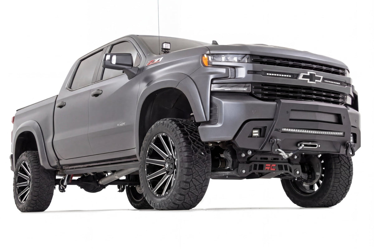 SF1 Fender Flares | G9K Satin Steel | Chevy Silverado 1500 2WD/4WD (19-26) - Fender Flares (Image 2 of 6)