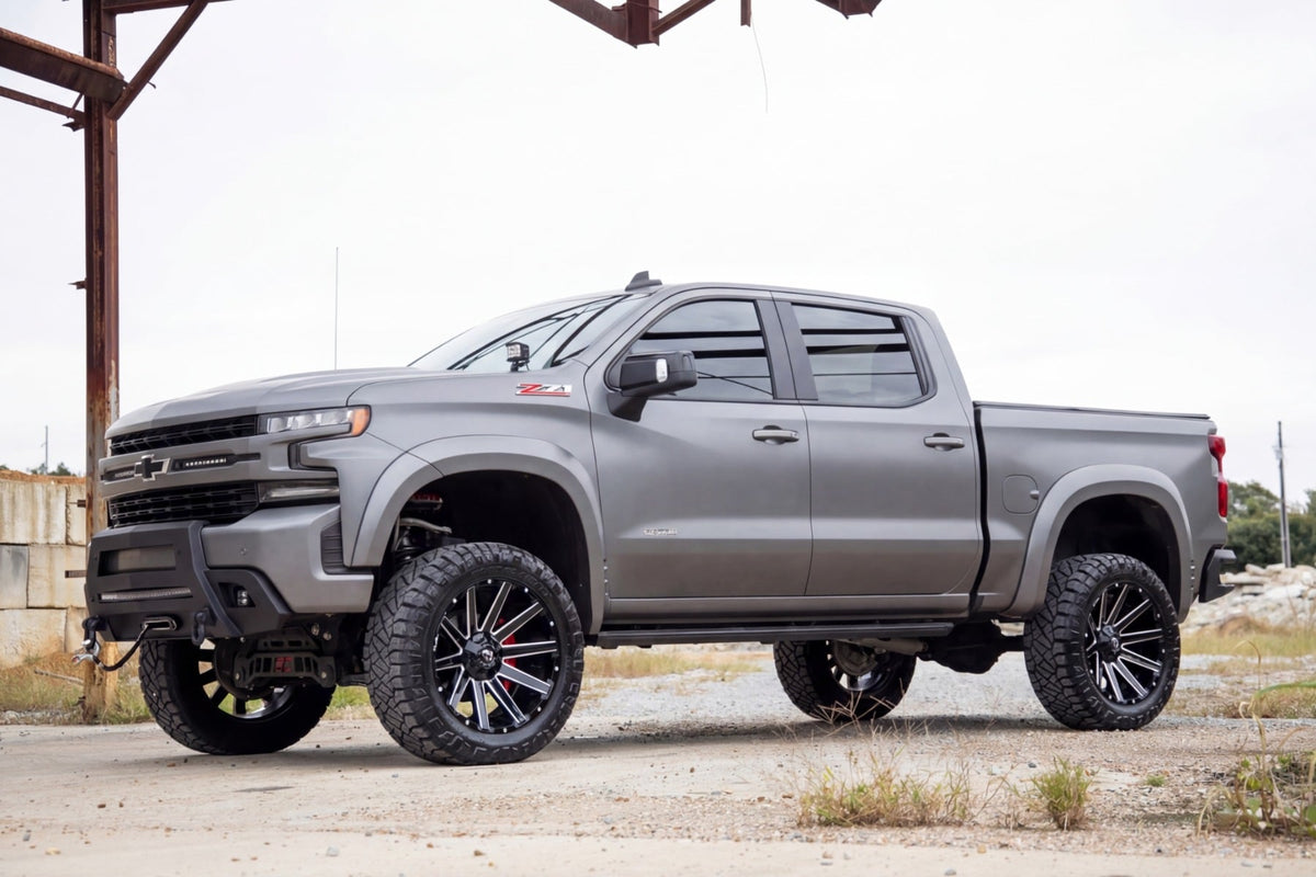 SF1 Fender Flares | G9K Satin Steel | Chevy Silverado 1500 2WD/4WD (19-26) - Fender Flares (Image 5 of 6)