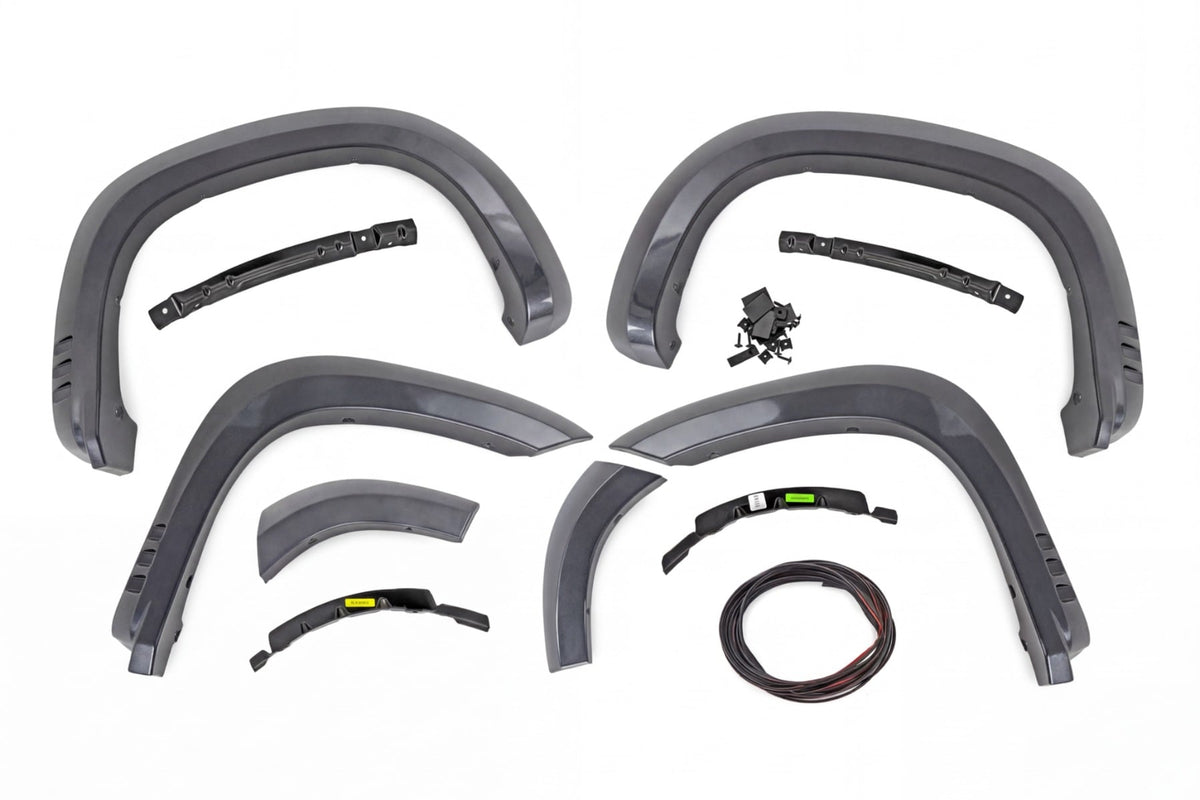 SF1 Fender Flares | GXD Sterling Grey Metallic | Chevy Silverado 1500 (19-26) - Fender Flares (Image 4 of 6)