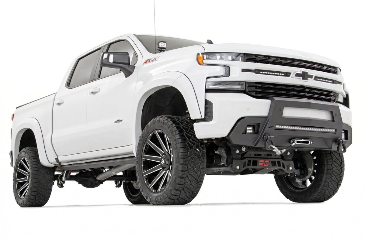 SF1 Fender Flares | GAZ Summit White | Chevy Silverado 1500 2WD/4WD (19-26) - Fender Flares (Image 2 of 6)
