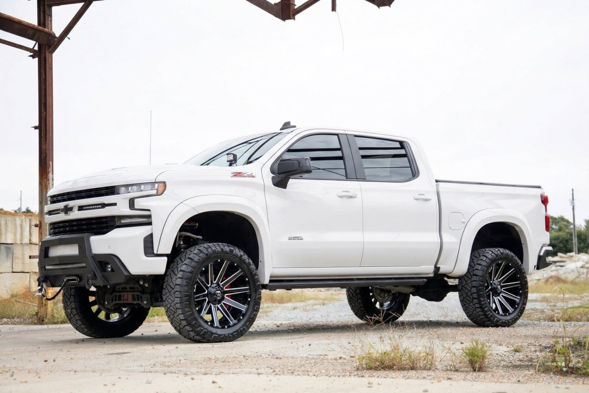 SF1 Fender Flares | GAZ Summit White | Chevy Silverado 1500 2WD/4WD (19-26) - Fender Flares (Image 5 of 6)