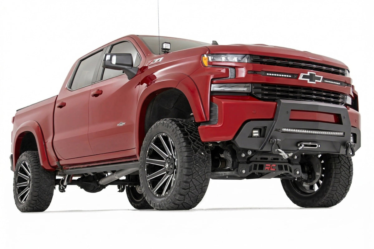 SF1 Fender Flares | GCN Victory Red | Chevy Silverado 1500 2WD/4WD (19-26) - Fender Flares (Image 2 of 6)