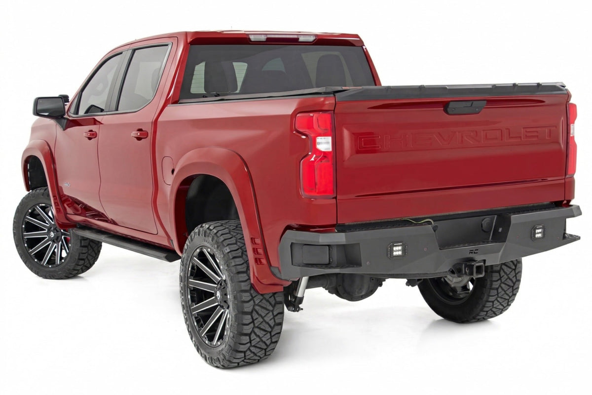 SF1 Fender Flares | GCN Victory Red | Chevy Silverado 1500 2WD/4WD (19-26) - Fender Flares (Image 3 of 6)